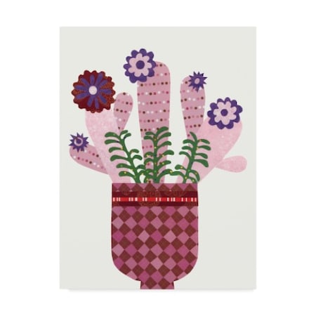 Regina Moore 'Cheerful Succulent Iii' Canvas Art,18x24